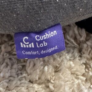 Gray Memory Foam cushion Lab lumbar Support Pillow
